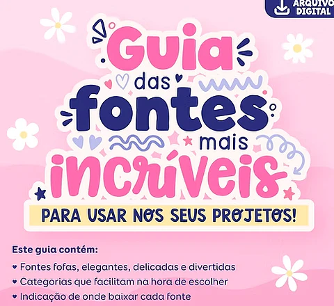 O Guia das Fontes Mais Incríveis para usar nos seus projetos
