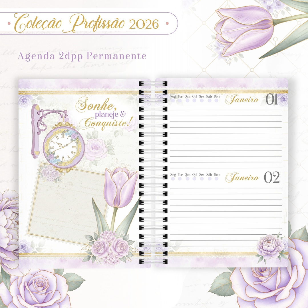 Coleção Profissões Feminina 2026 Arquivo em Pdf 3