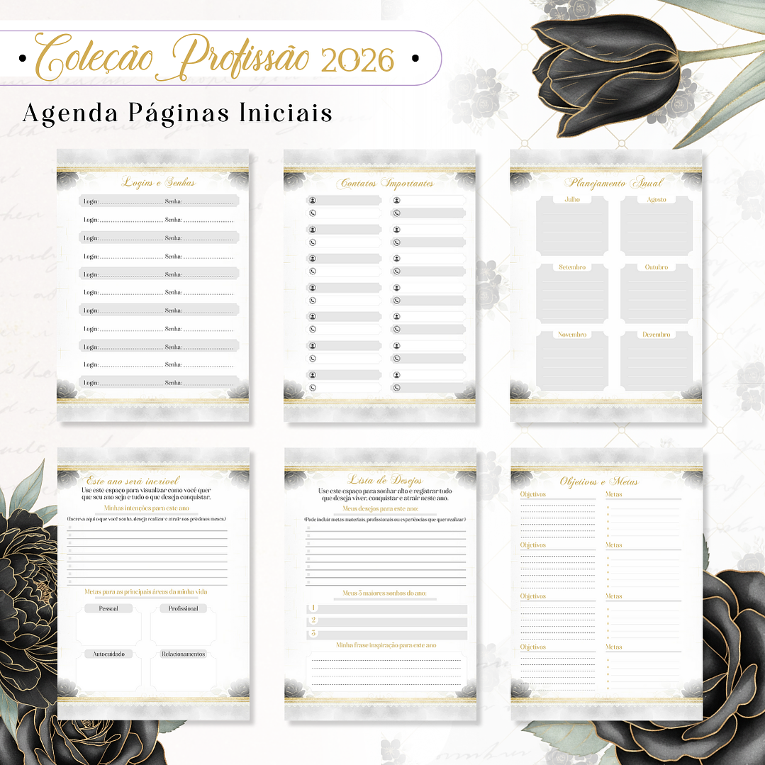 Coleção Profissões Feminina 2026 Arquivo em Pdf 9