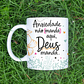 9 Artes para Caneca  Floral Letterings Frases Motivacional Deus Arquivo Editável  - Thumbnail 3