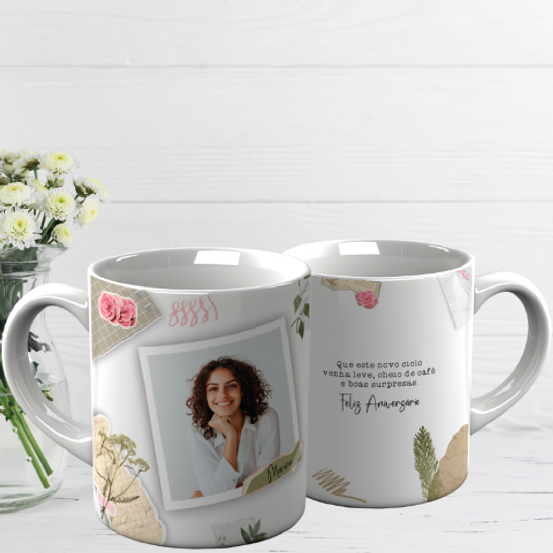 10 Artes para Caneca Aniversário Arquivo Editável  3