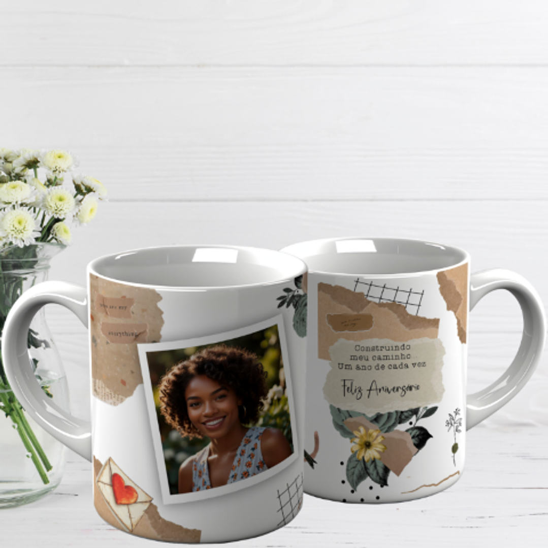 10 Artes para Caneca Aniversário Arquivo Editável  9