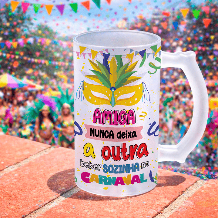 10 Artes para Caneca Chopp 2026 Carnaval Arquivo Editável 2