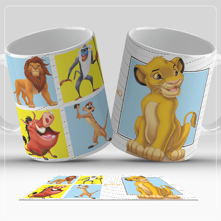 11 Artes para Caneca Personagens Divertidos Arquivo em Png  3