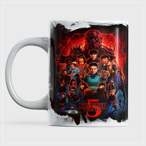 25 Artes para Caneca Stranger Things Arquivo em Png 