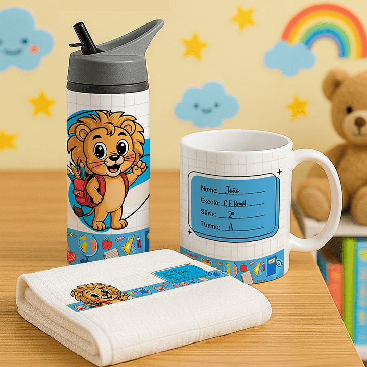 56 Artes para Caneca Toalhinha e Garrafinha Educação Infantil Arquivo em Png 1