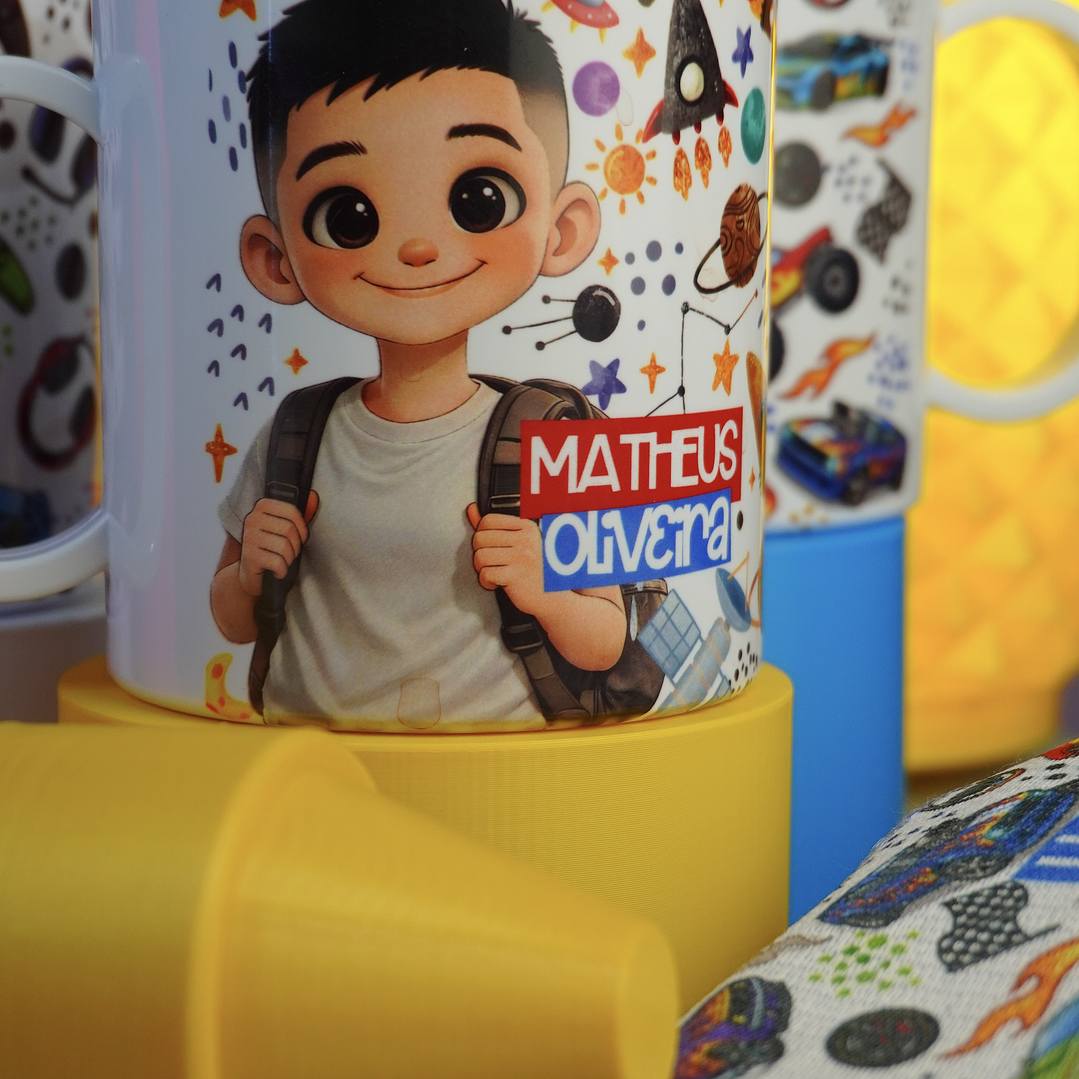 90 Artes para Sublimação Caneca Garrafa e Toalhinha Volta as Aulas Arquivo em Png  6