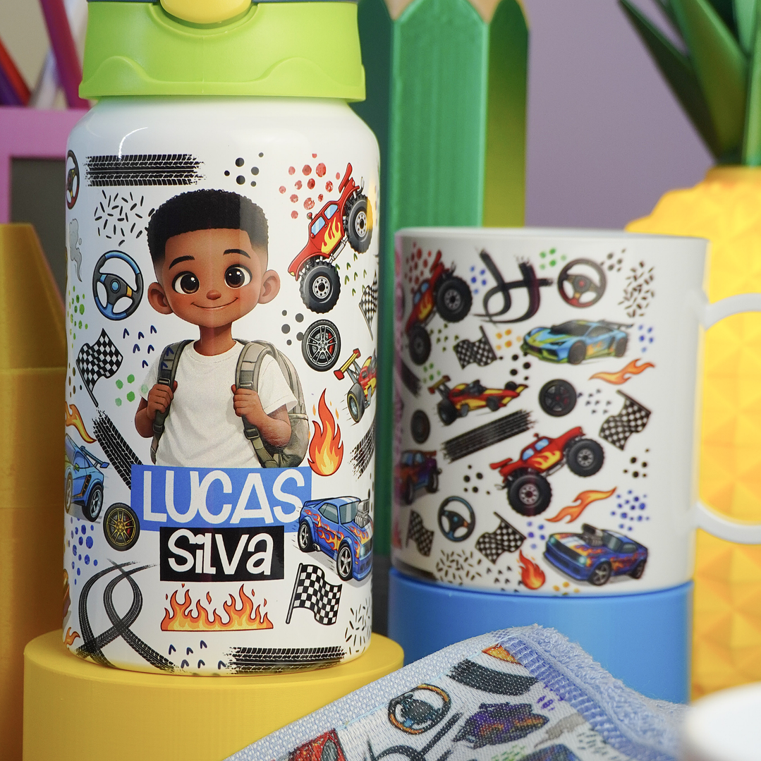 90 Artes para Sublimação Caneca Garrafa e Toalhinha Volta as Aulas Arquivo em Png  12