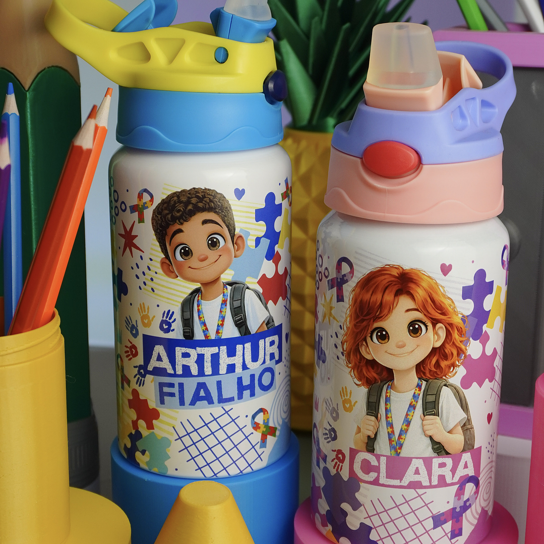 90 Artes para Sublimação Caneca Garrafa e Toalhinha Volta as Aulas Arquivo em Png  13