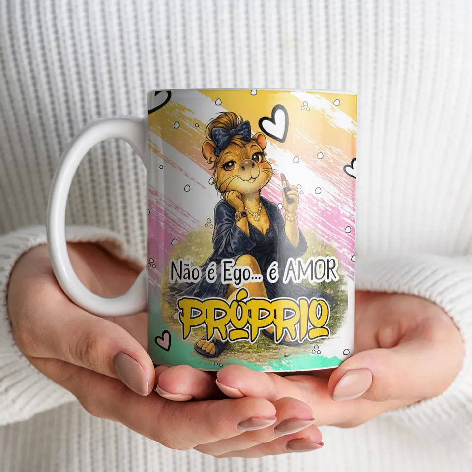 10 Artes para Caneca Capivara Sincera Frases Arquivo Editável  5