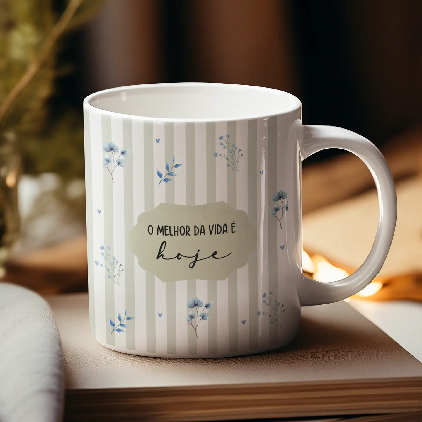 11 Artes para Caneca Coleção Aconchego Frases Inspiradoras Arquivo Editável 3