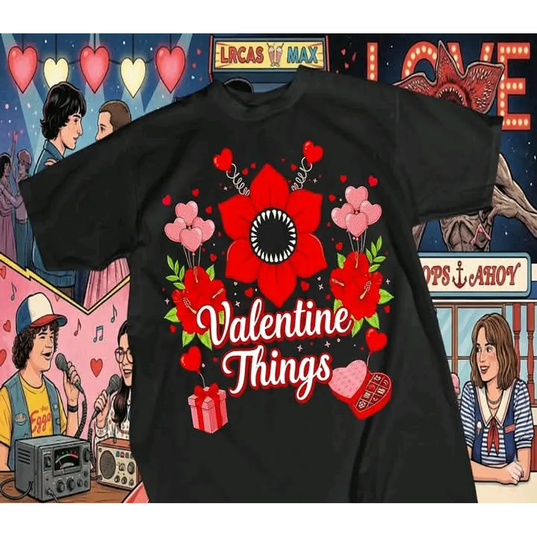 12 Artes para Camisa Stranger Things Camisetas Arquivo em Png 1