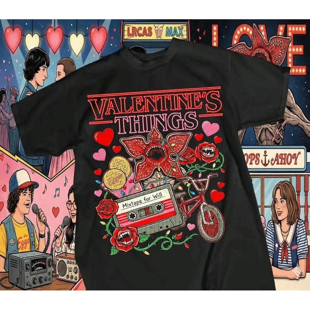 12 Artes para Camisa Stranger Things Camisetas Arquivo em Png 2
