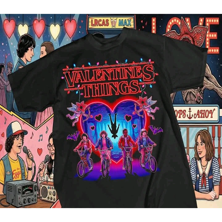 12 Artes para Camisa Stranger Things Camisetas Arquivo em Png 3