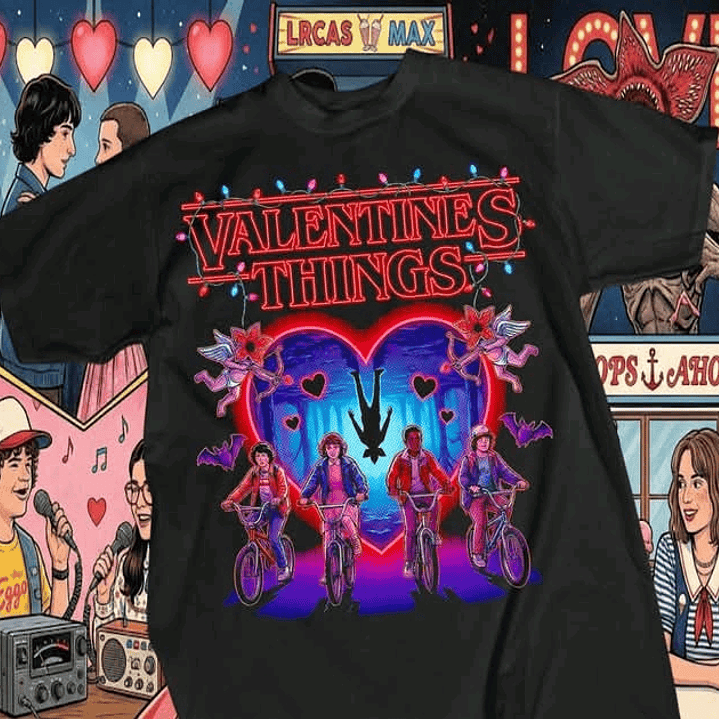 12 Artes para Camisa Stranger Things Camisetas Arquivo em Png 3