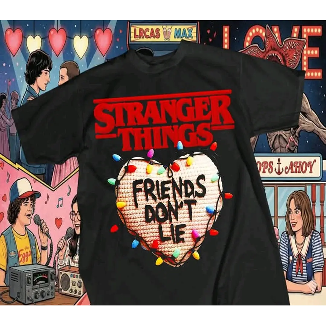 12 Artes para Camisa Stranger Things Camisetas Arquivo em Png 4