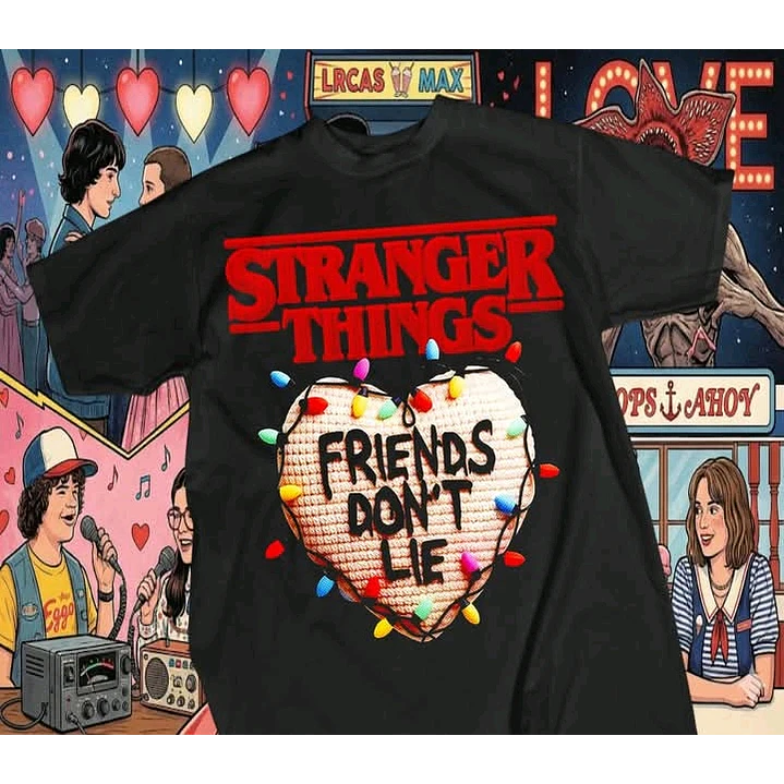 12 Artes para Camisa Stranger Things Camisetas Arquivo em Png 4
