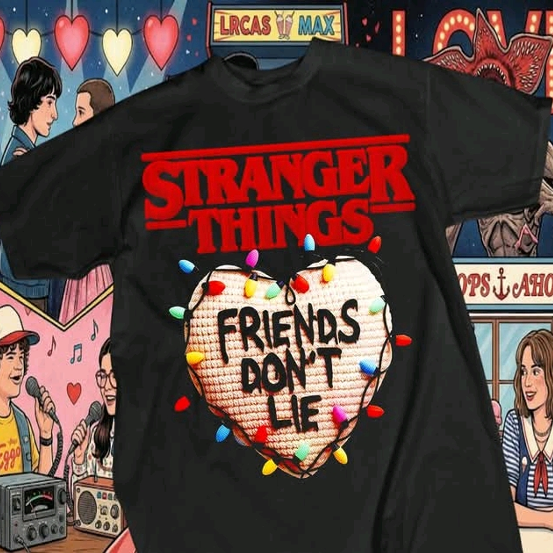 12 Artes para Camisa Stranger Things Camisetas Arquivo em Png 4
