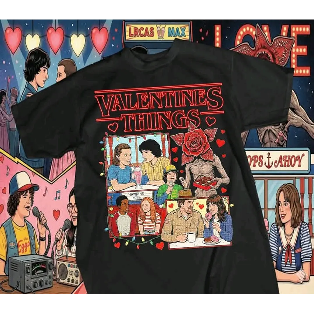 12 Artes para Camisa Stranger Things Camisetas Arquivo em Png 6