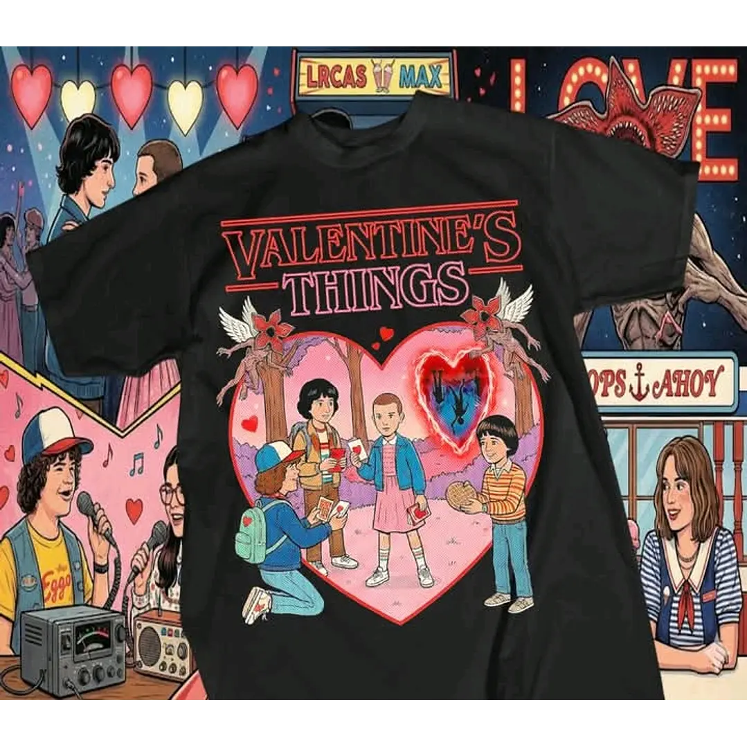 12 Artes para Camisa Stranger Things Camisetas Arquivo em Png 7