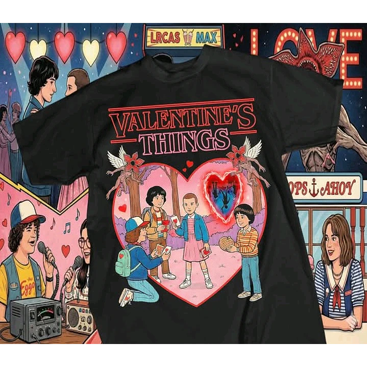 12 Artes para Camisa Stranger Things Camisetas Arquivo em Png 7