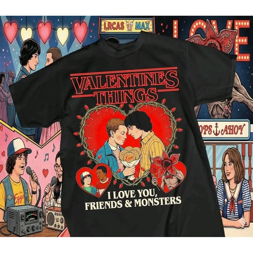 12 Artes para Camisa Stranger Things Camisetas Arquivo em Png 10