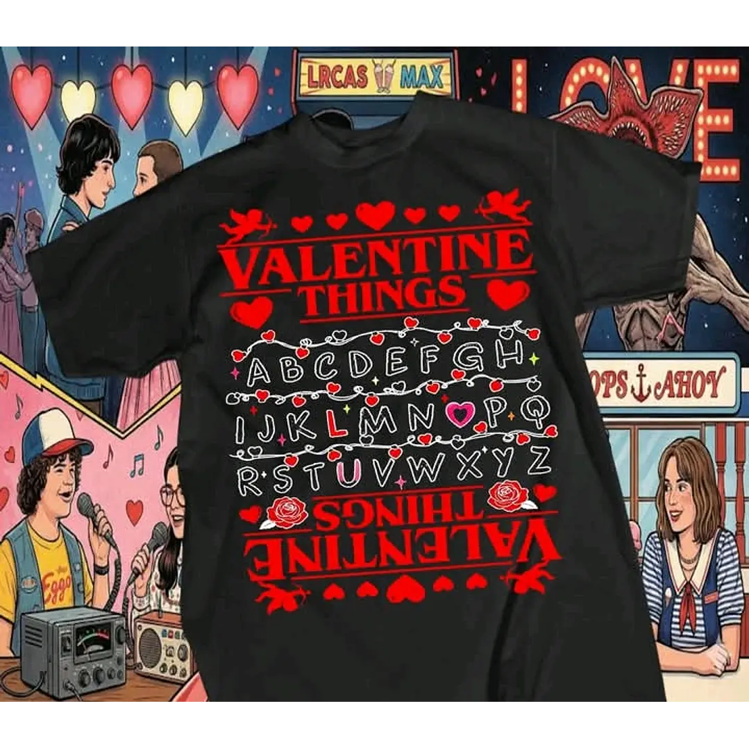 12 Artes para Camisa Stranger Things Camisetas Arquivo em Png 11