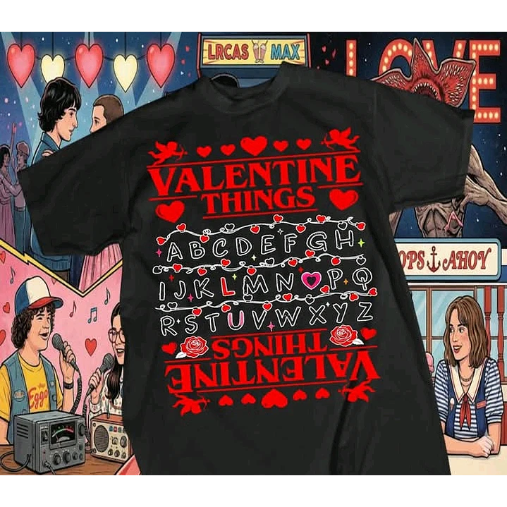 12 Artes para Camisa Stranger Things Camisetas Arquivo em Png 11