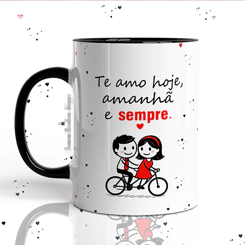 12 Artes para Caneca Bonequinhos Apaixonados Minimalista Arquivo em Png