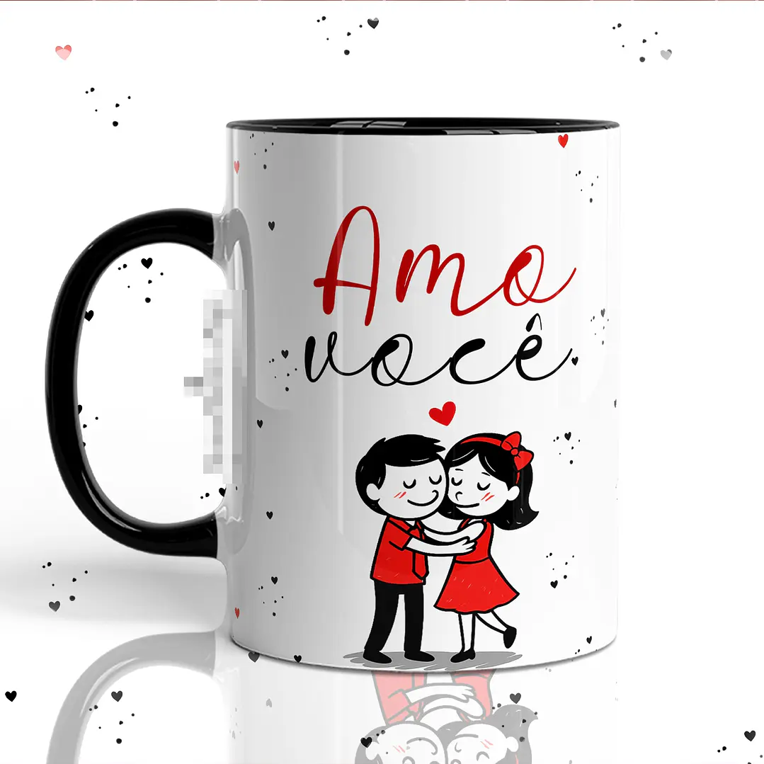 12 Artes para Caneca Bonequinhos Apaixonados Minimalista Arquivo em Png 4