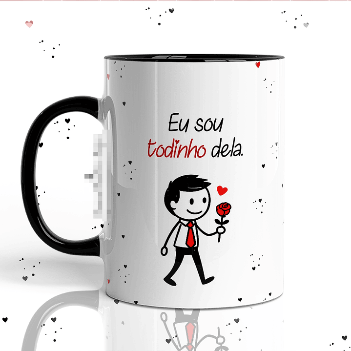 12 Artes para Caneca Bonequinhos Apaixonados Minimalista Arquivo em Png 7