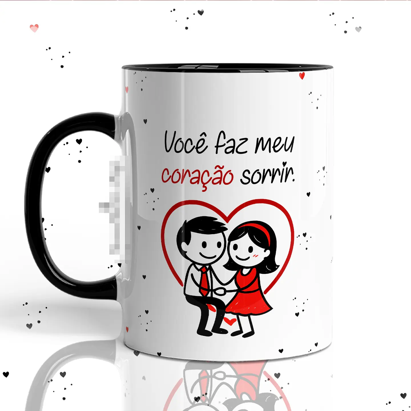 12 Artes para Caneca Bonequinhos Apaixonados Minimalista Arquivo em Png 11