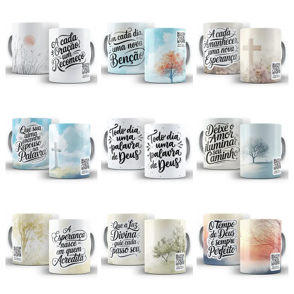 25 Artes para Caneca Salmo Do Dia Frases Arquivo Editável  2