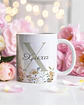26 Artes para Caneca Alfabeto Feminino Flores Arquivo Editável  - Thumbnail 8