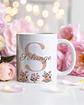 26 Artes para Caneca Alfabeto Feminino Flores Arquivo Editável  - Thumbnail 11