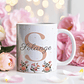 26 Artes para Caneca Alfabeto Feminino Flores Arquivo Editável  - Miniatura 11