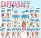 165 Artes para Toalinha Squeeze e Caneca Personagens Volta as Aulas Arquivo Editável  - Thumbnail 6