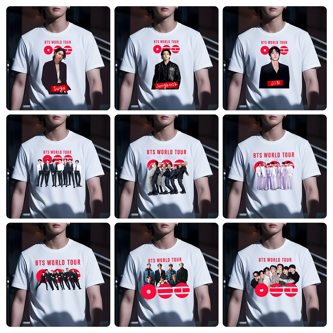 45 Artes para Caneca e Camisa BTS Arquivo em Png 3