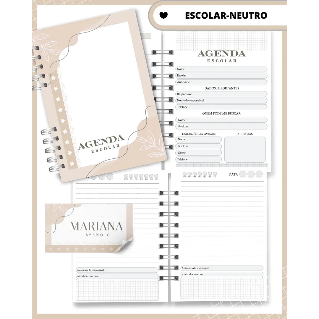 Arquivo agenda Escolar Catolica Santinhos Arquivo em Pdf  8