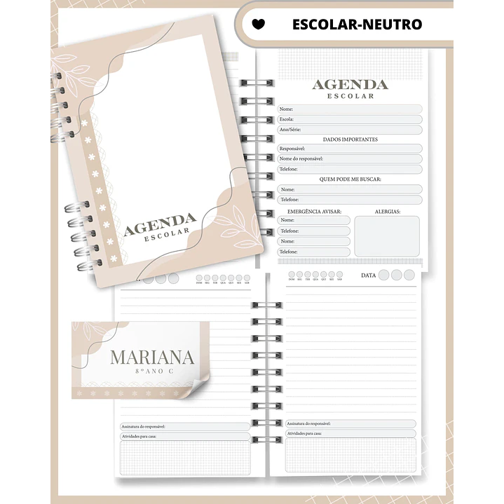 Arquivo agenda Escolar Catolica Santinhos Arquivo em Pdf  8