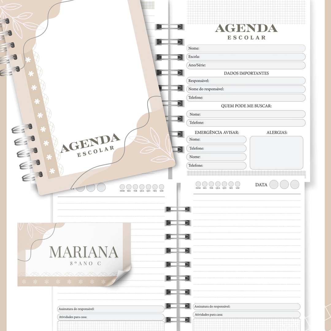 Arquivo agenda Escolar Catolica Santinhos Arquivo em Pdf  8