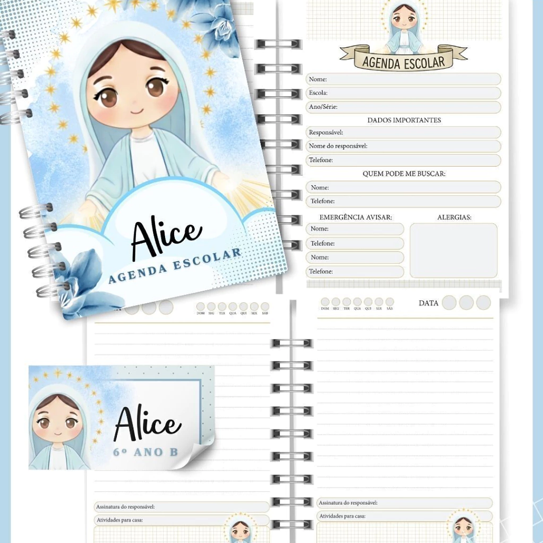 Arquivo agenda Escolar Catolica Santinhos Arquivo em Pdf  1