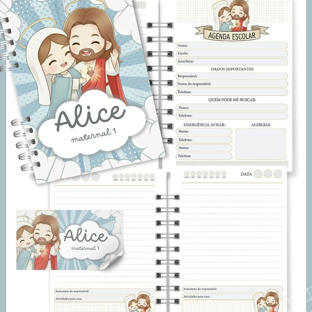 Arquivo agenda Escolar Catolica Santinhos Arquivo em Pdf  7