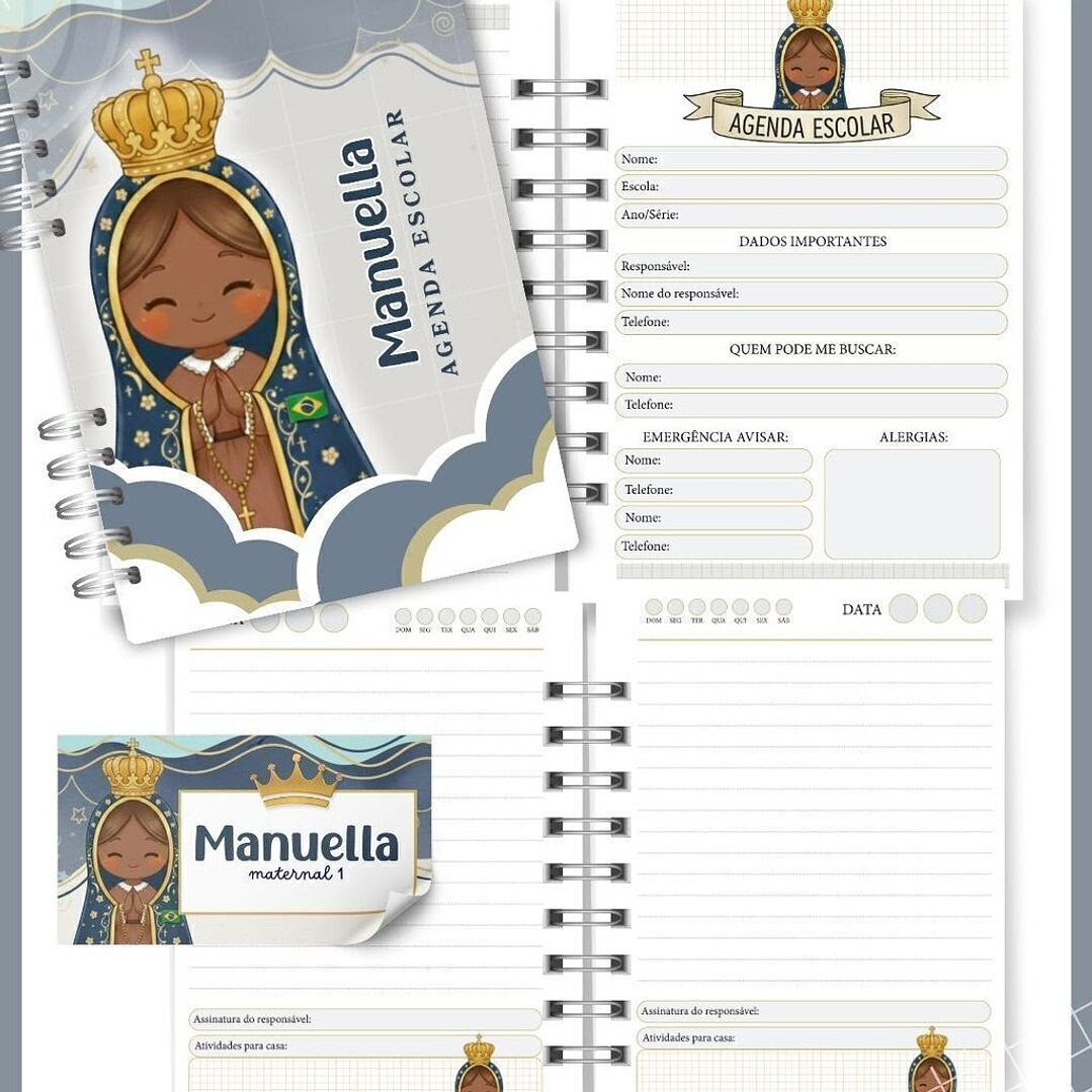 Arquivo agenda Escolar Catolica Santinhos Arquivo em Pdf  3