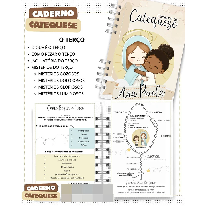 Arquivo Caderno Catequese e Crisma Arquivo em Pdf  9