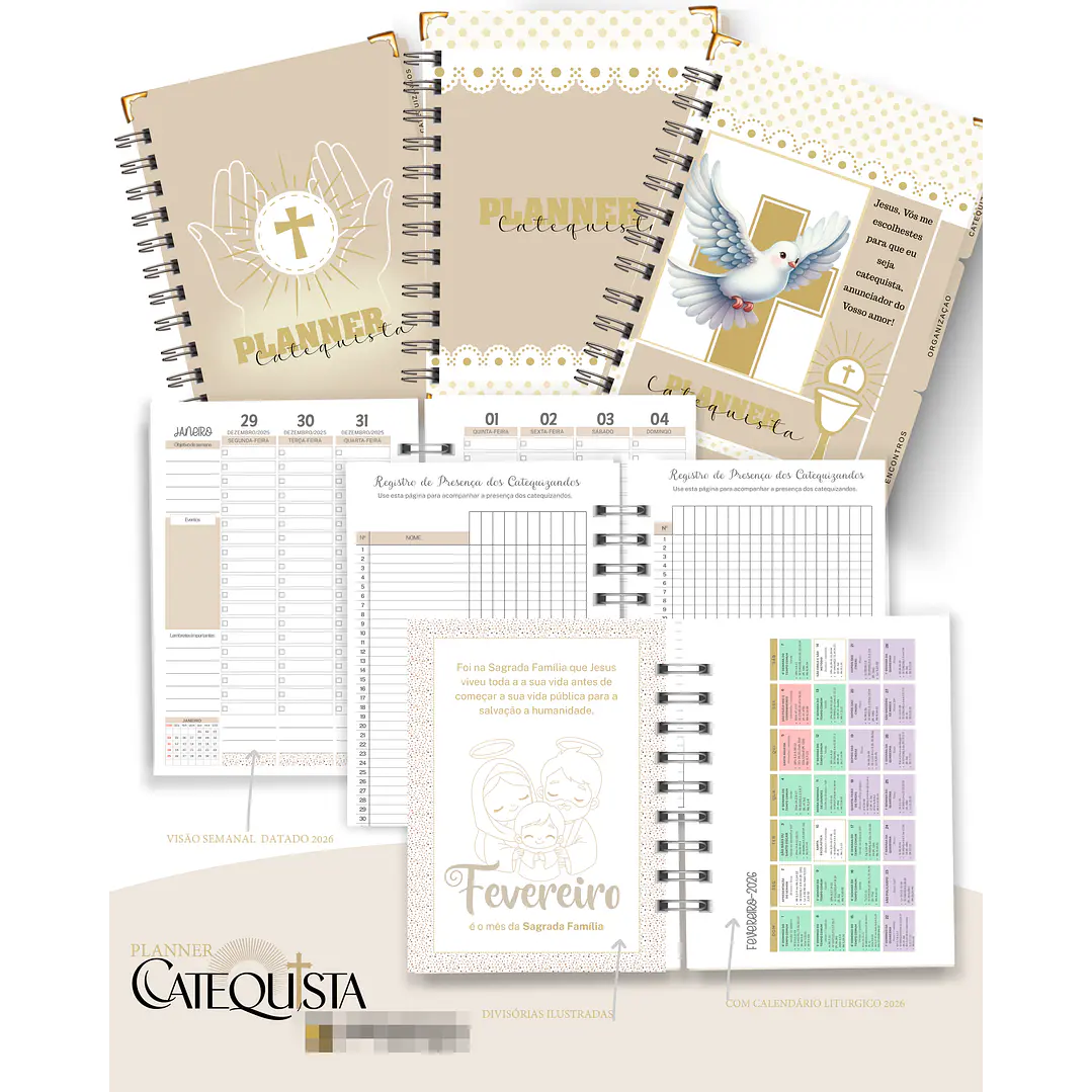 Arquivo Planner Catequista Catequese Arquivo em Pdf 3