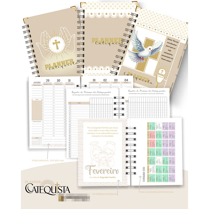 Arquivo Planner Catequista Catequese Arquivo em Pdf 3