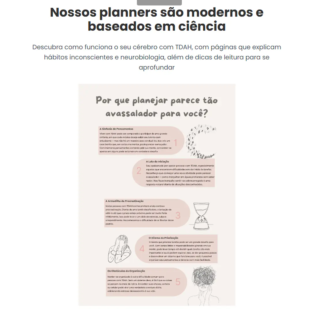 Arquivo Planner sem Caos - TDAH Arquivo em Pdf #3577 11