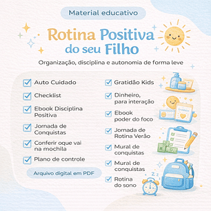 Arquivos para Rotina Positiva do seu Filho Arquivo em Pdf 