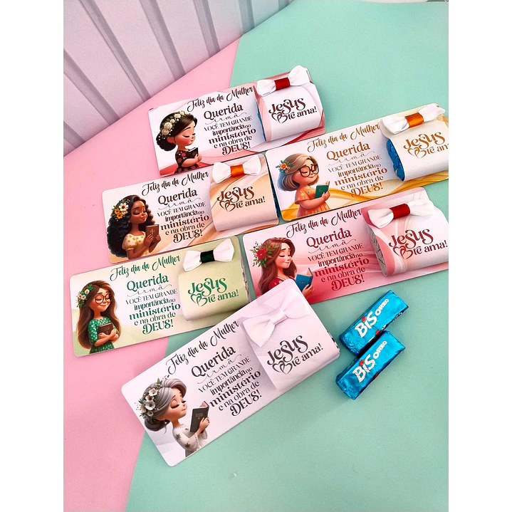 6 Artes para Card Dia da Mulher Cristã Arquivo em Pdf  1